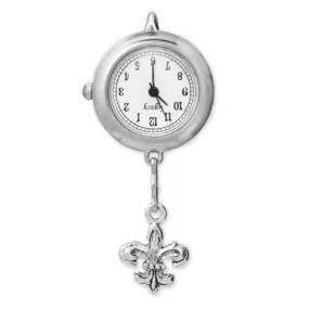 Pendant Watch Face with Fleur de lis