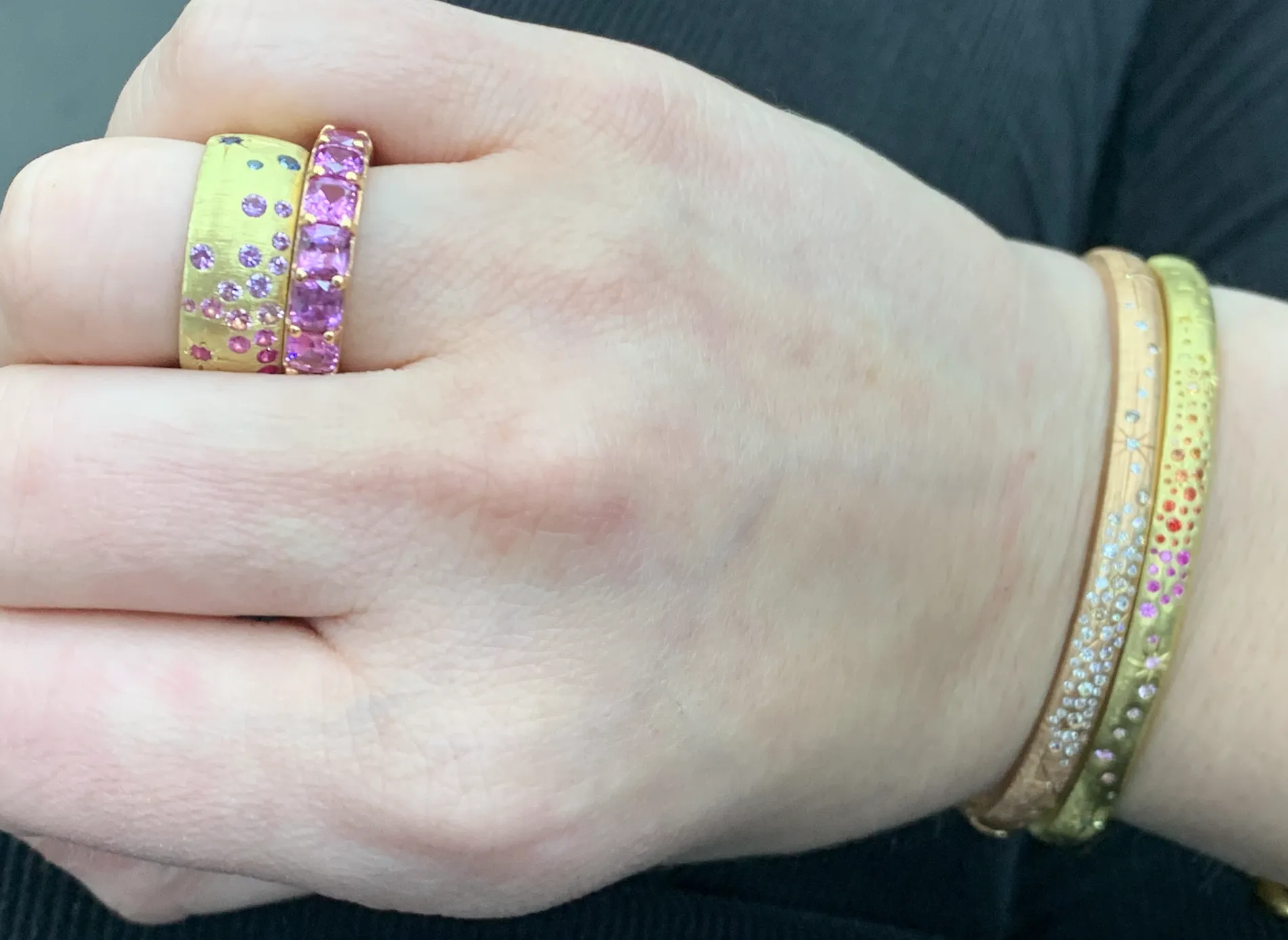 Penny Preville Pink Sapphire Ombre Ring