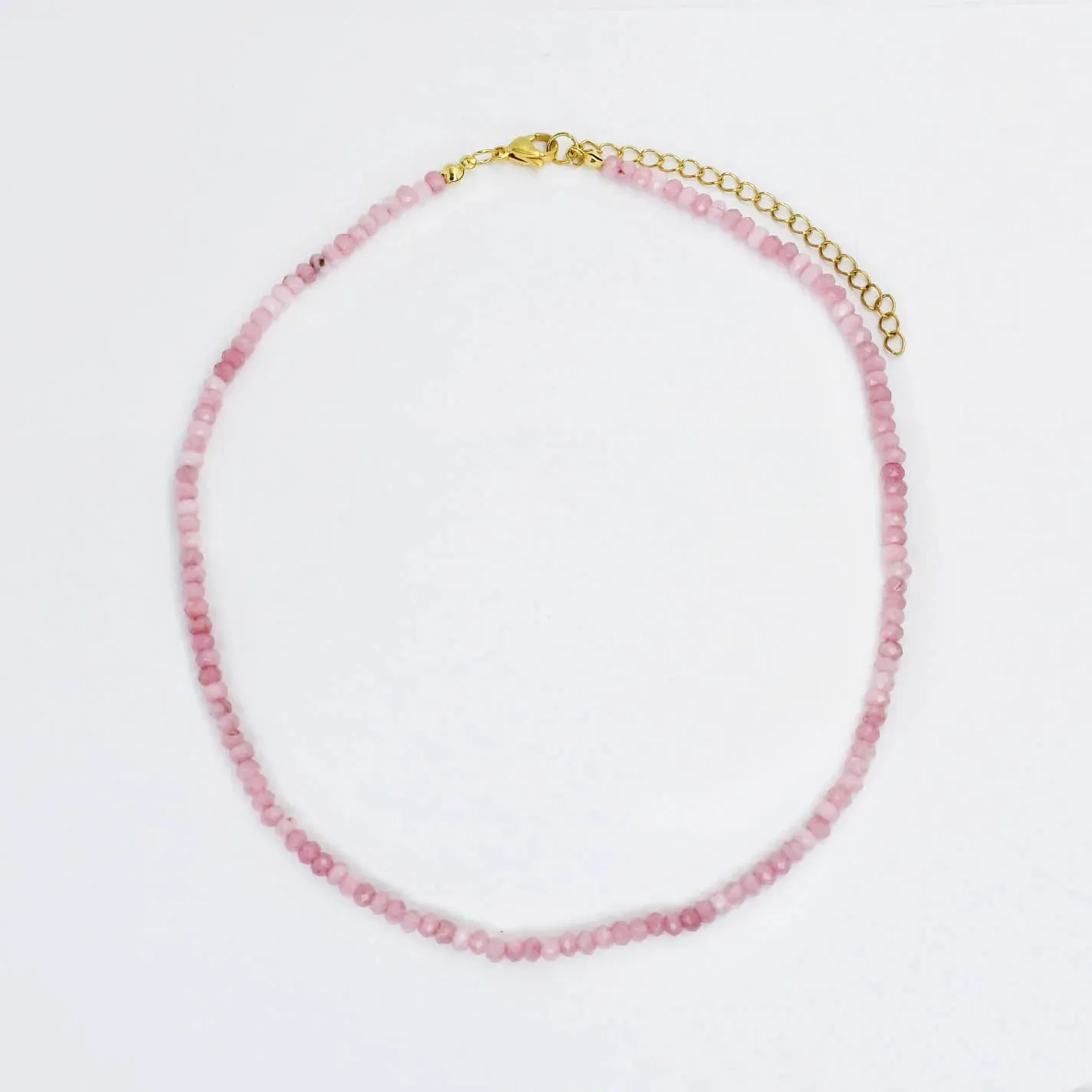 PINK GEMSTONE NECKLACE