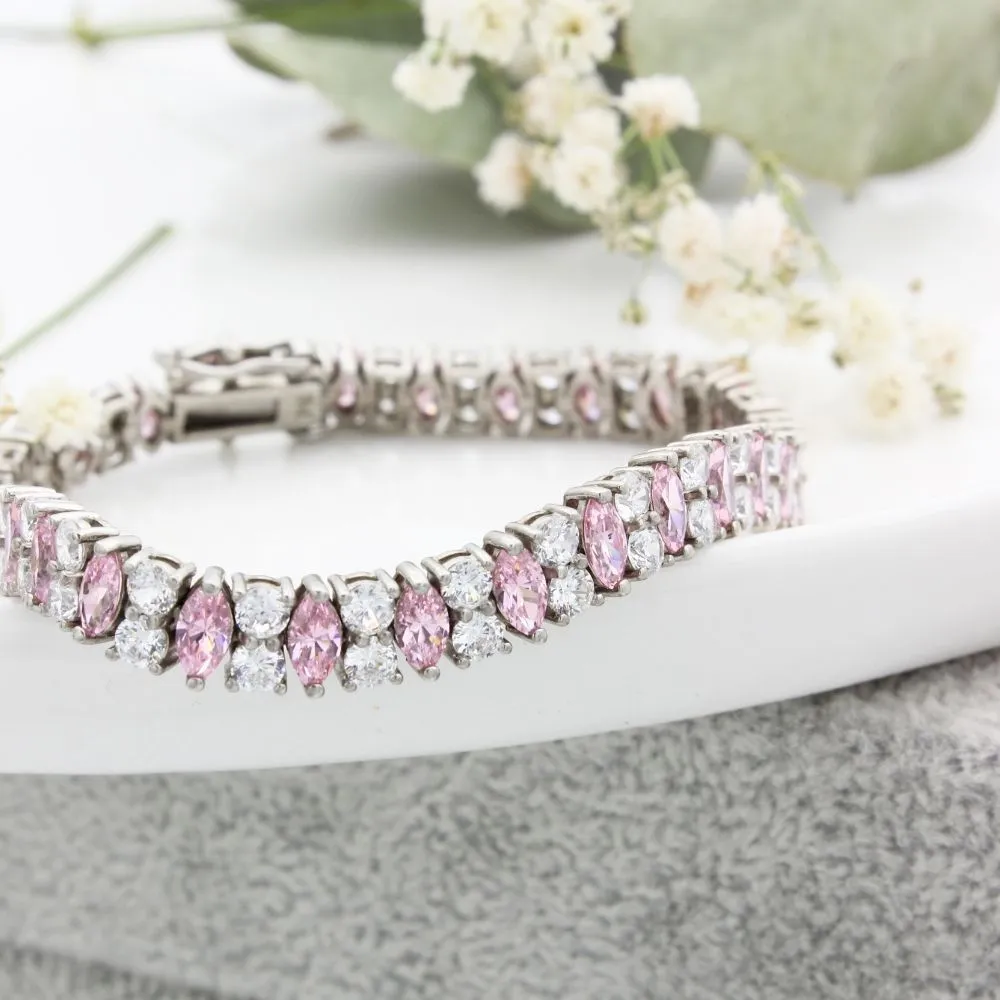 Pink 'n White Delight Bracelet