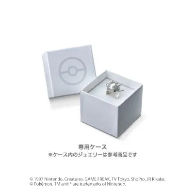 [Pokémon]Jolteon & Pokéball necklace K18 white gold