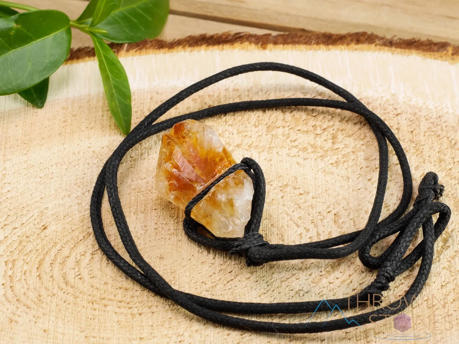 Raw CITRINE Crystal Necklace - Raw Crystal Necklace, Raw Birthstone Necklace, Pendant Necklace, Handmade Jewelry, E0929