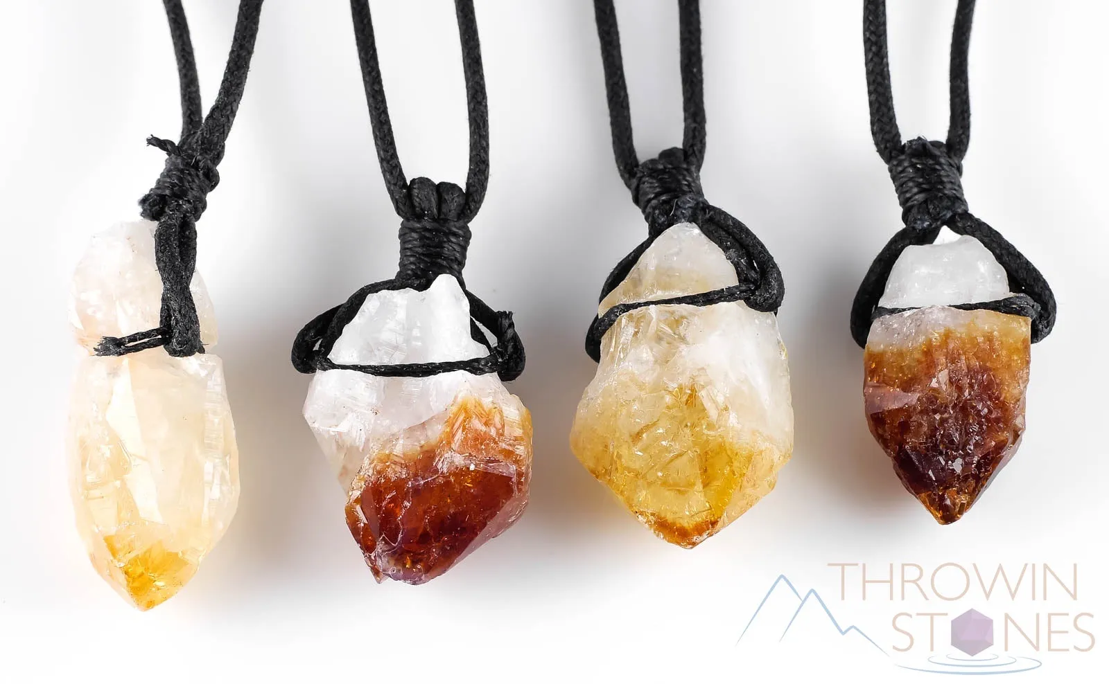 Raw CITRINE Crystal Necklace - Raw Crystal Necklace, Raw Birthstone Necklace, Pendant Necklace, Handmade Jewelry, E0929