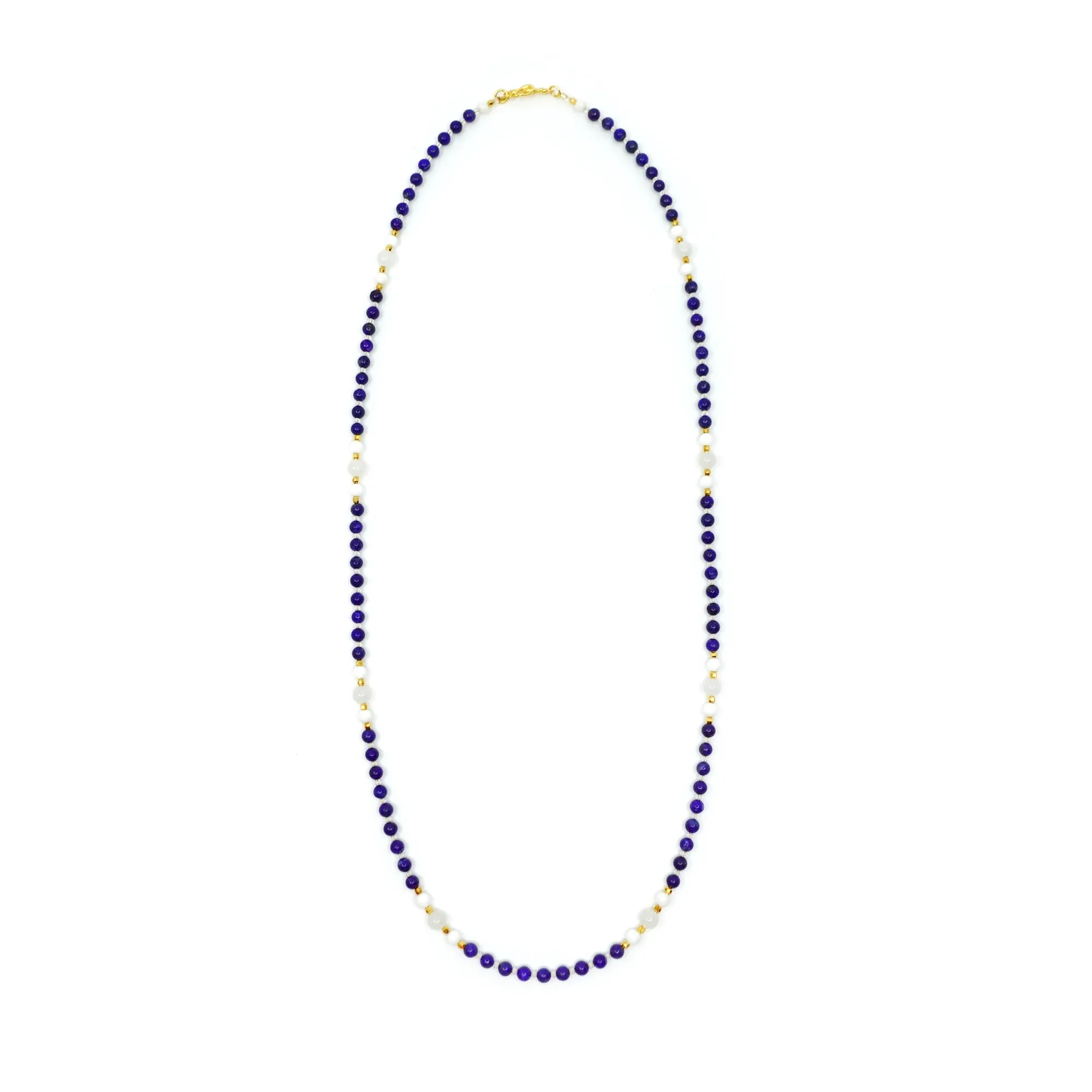 Return to Origin 4mm Lapis Pendant Necklace