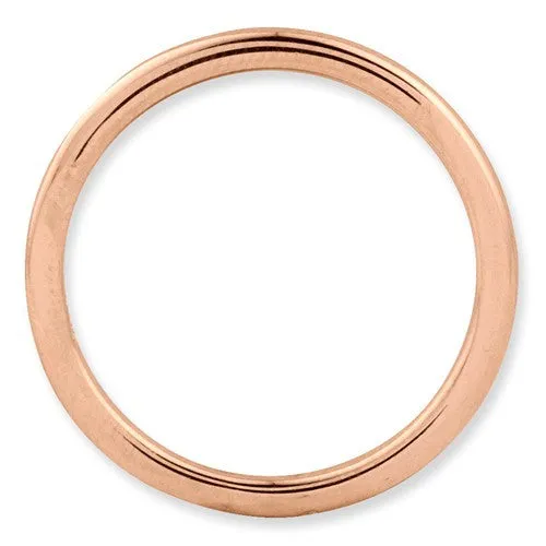 Rose Gold Sterling Silver Stackable Expressions Ring