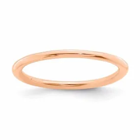 Rose Gold Sterling Silver Stackable Expressions Ring