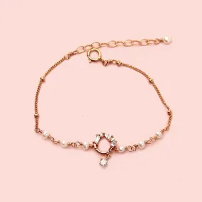 Rosy Pearl Bracelet