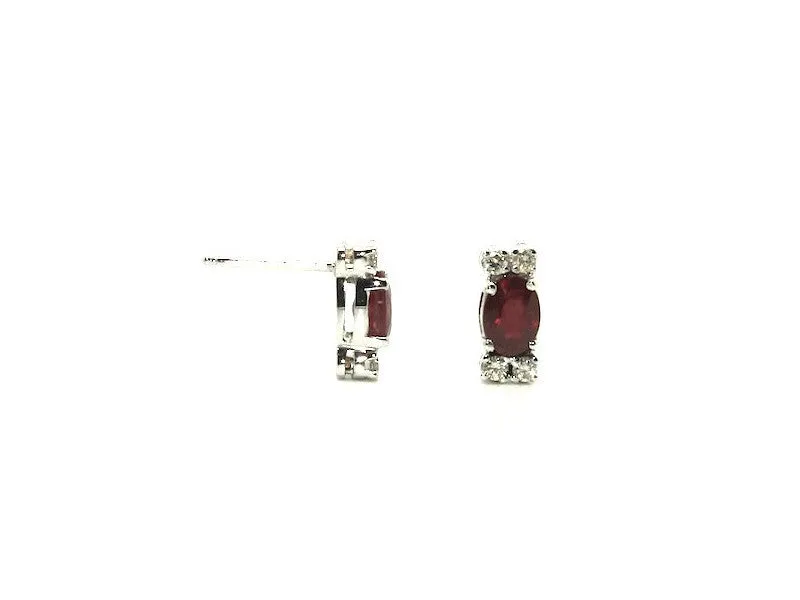 Ruby & Diamond Studs Ad No.1159