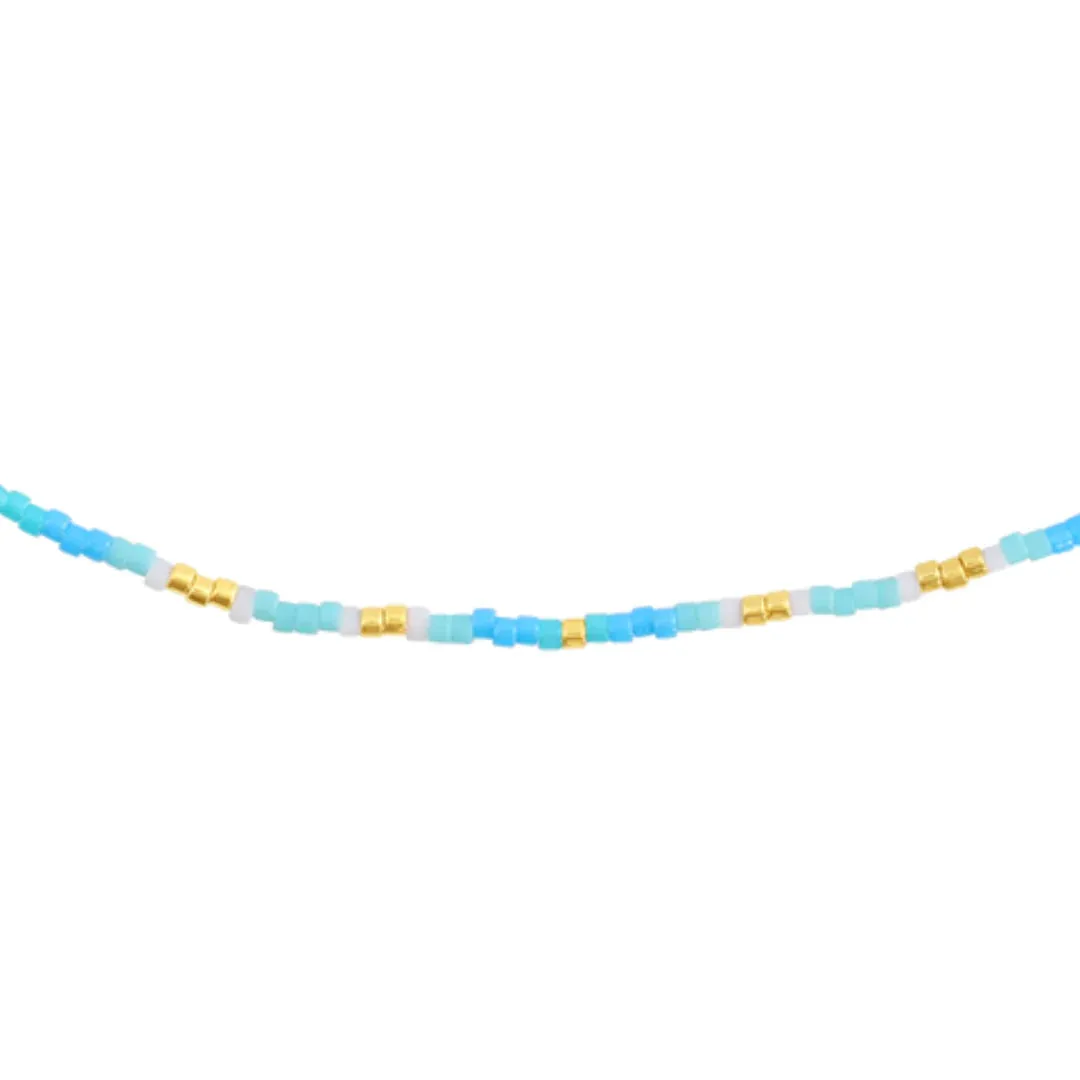 SALTWATER - beaded necklace