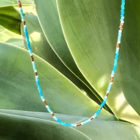 SALTWATER - beaded necklace