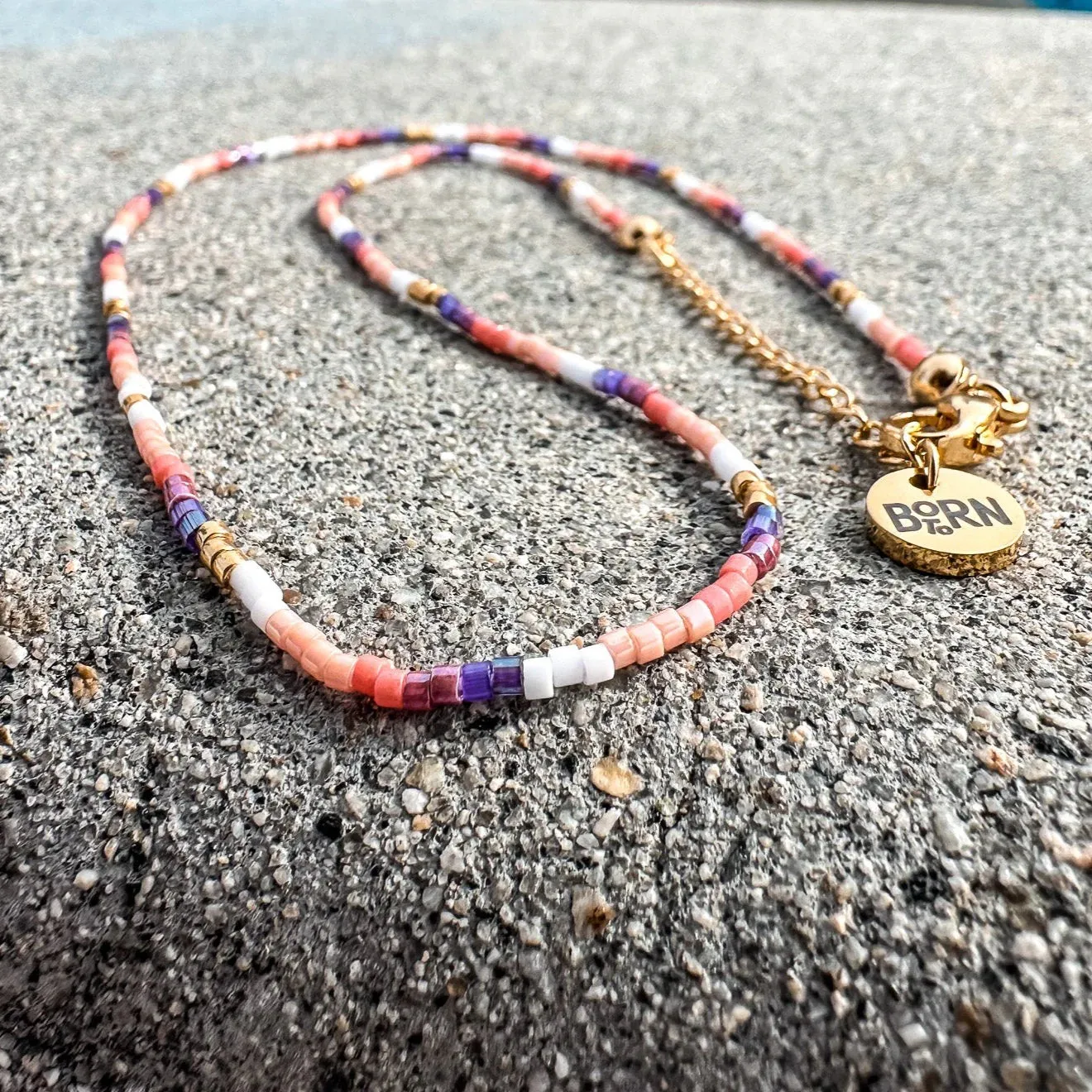 SANDBAR - beaded necklace