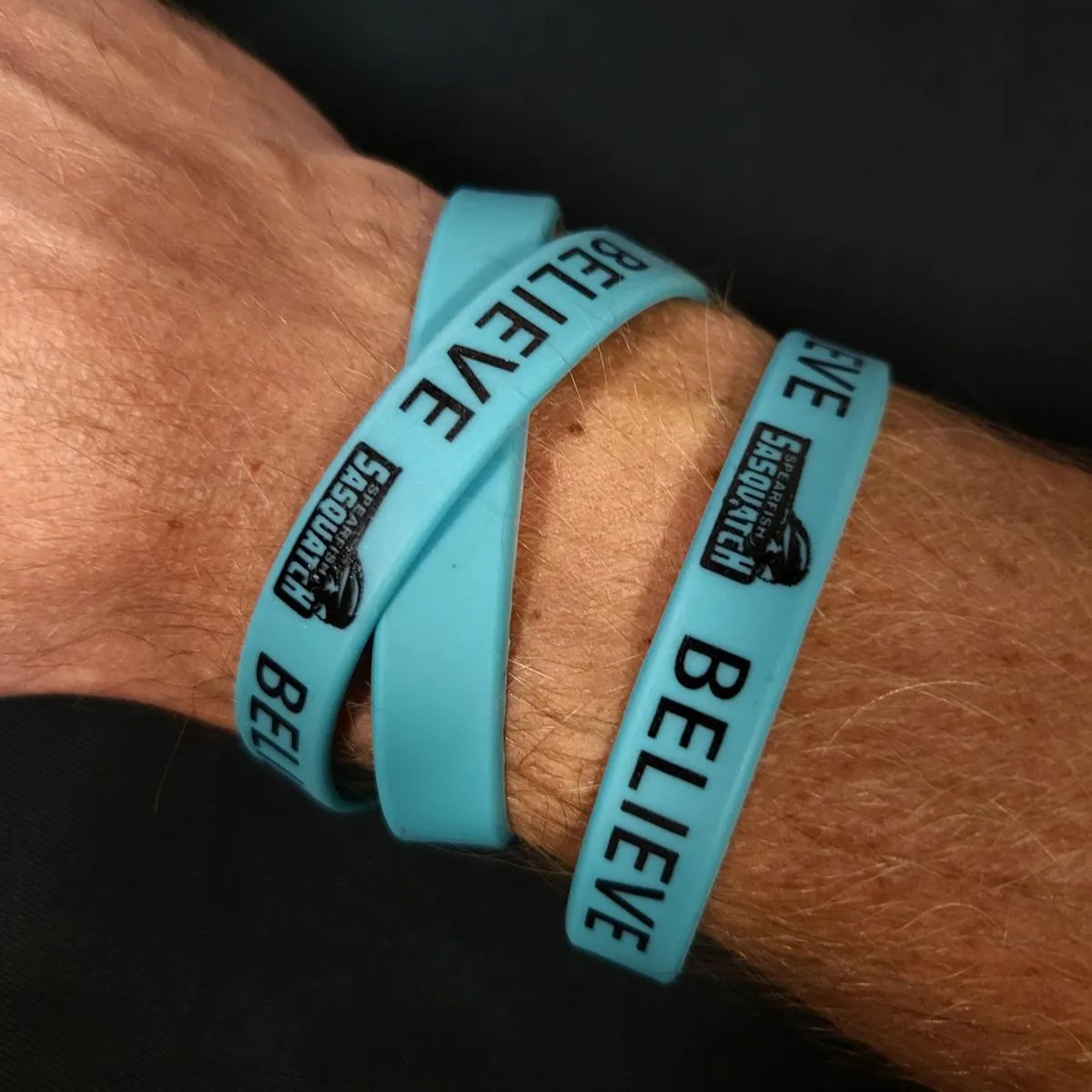 Sasquatch "Believe" Silicone Wristband