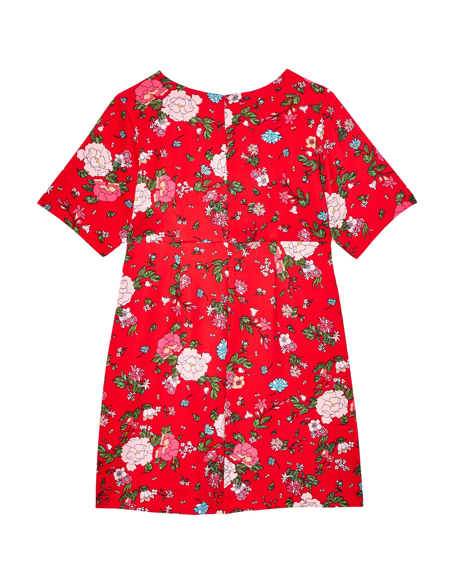 Sedona Short Sleeve Dress | Red / Pink