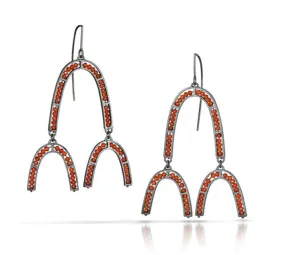 Segment Triple Arch Earrings