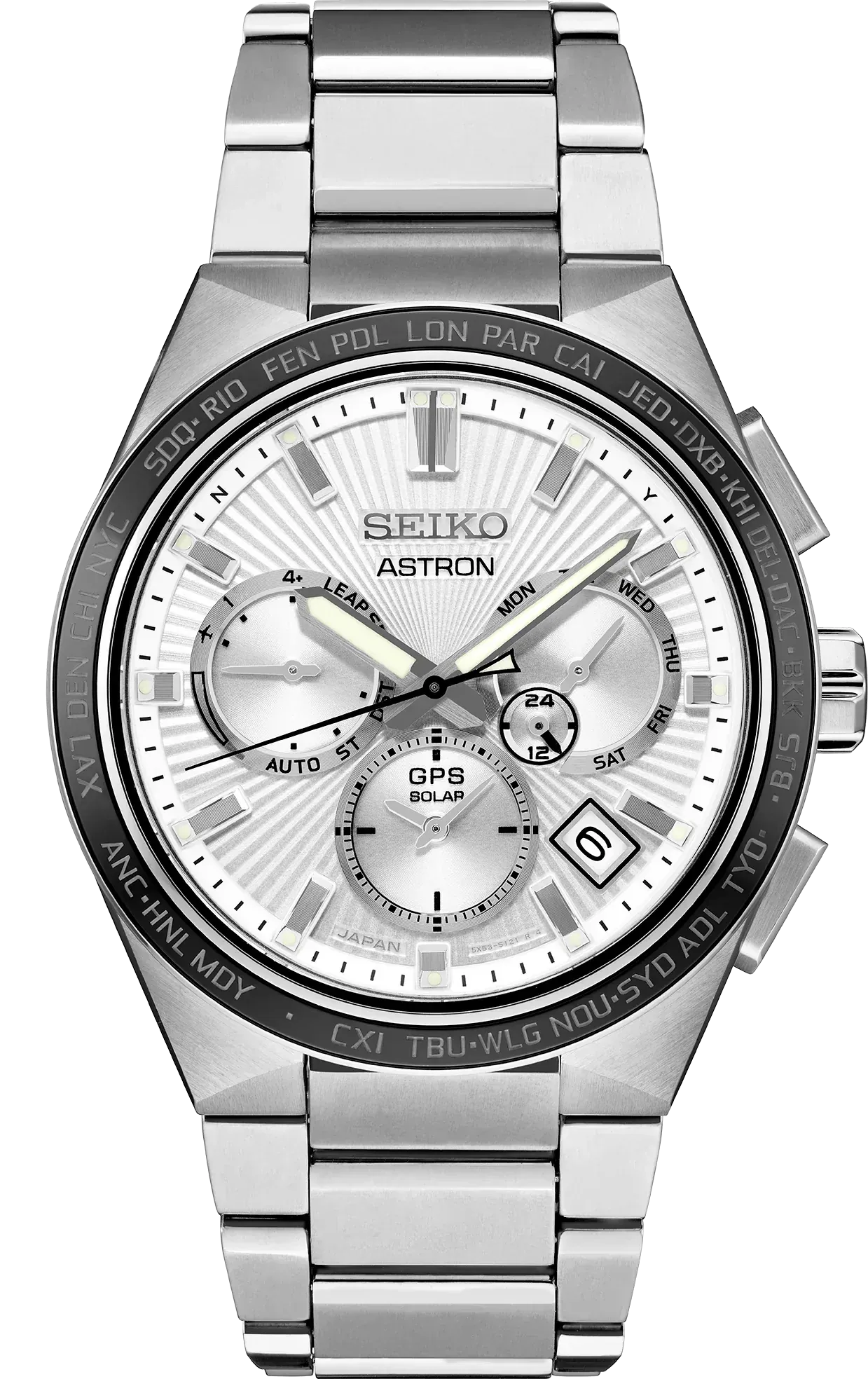 Seiko Astron Gps Solar 5-X Titanium Dual Time SSH117