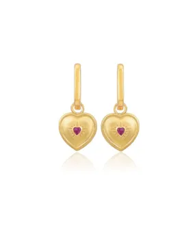 Serenity Heart Earrings