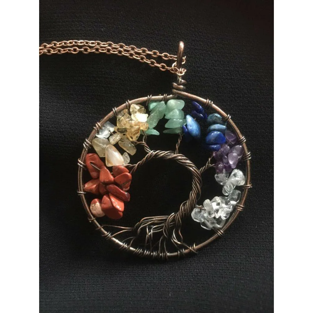 Seven-Tree Chakra Necklace