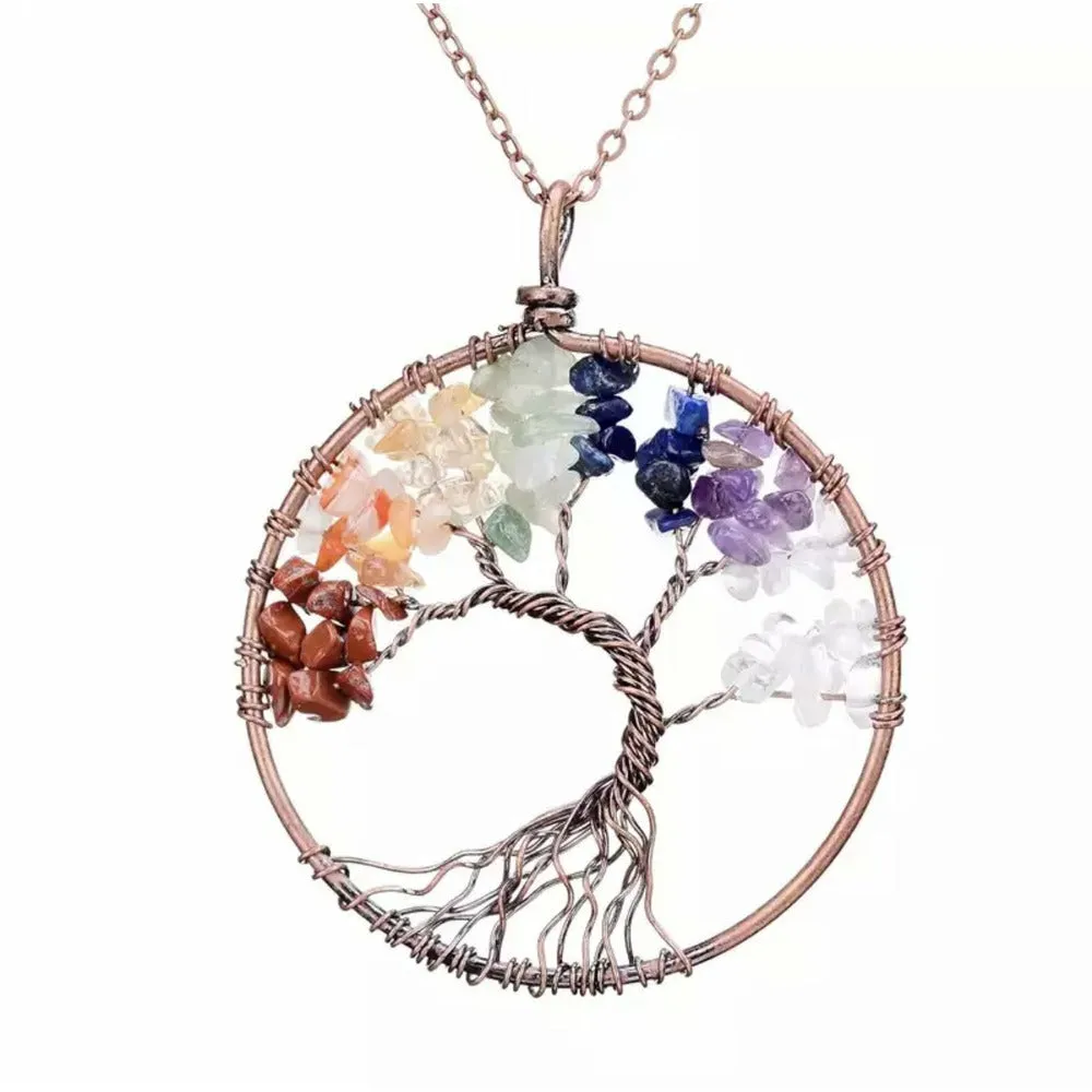 Seven-Tree Chakra Necklace