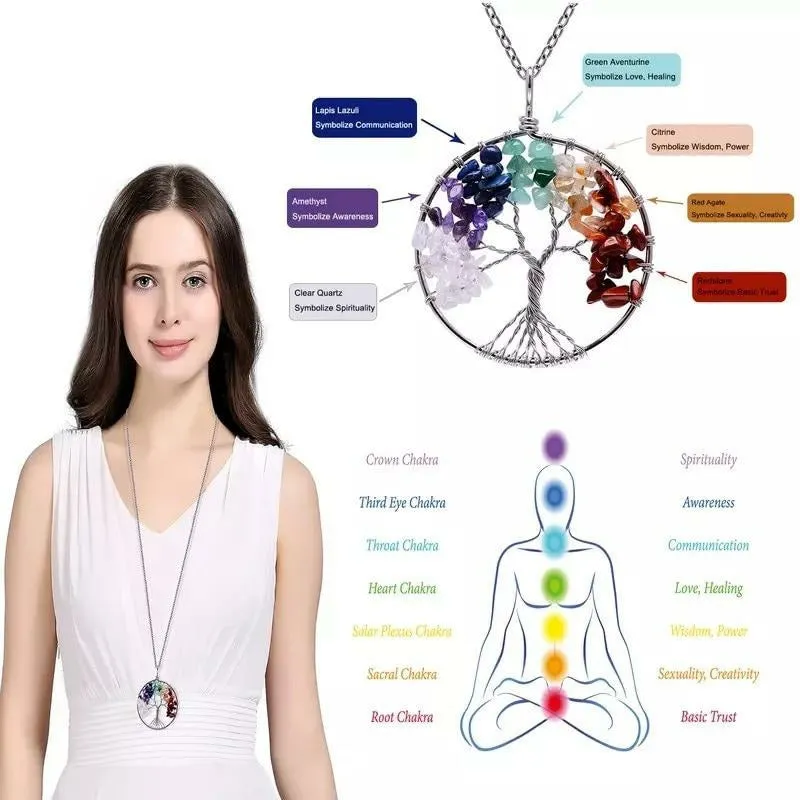 Seven-Tree Chakra Necklace