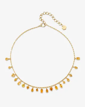 Shay - Mixed Drop Necklace - (Gold)