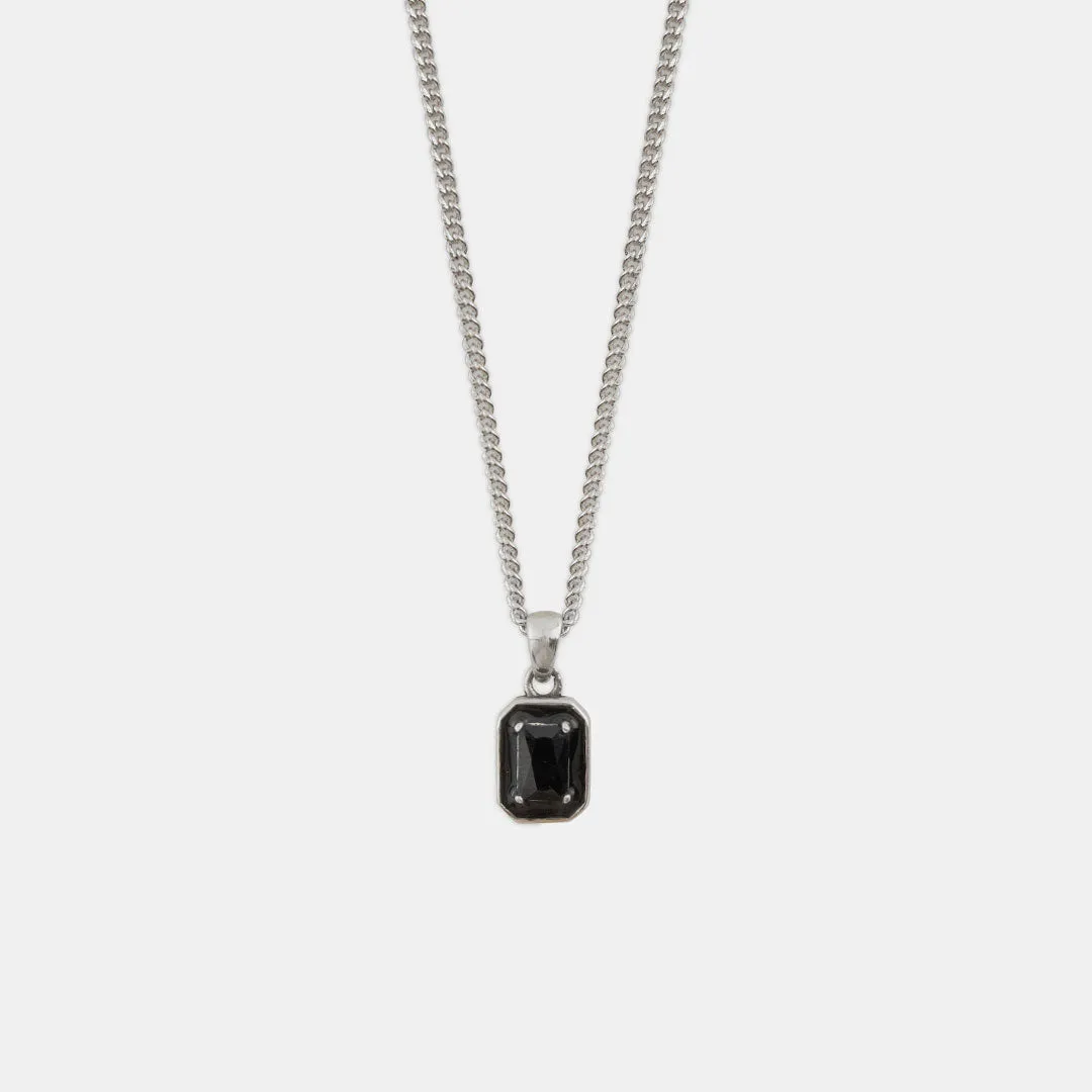 Silver Black Blush Necklace - Limited Edition