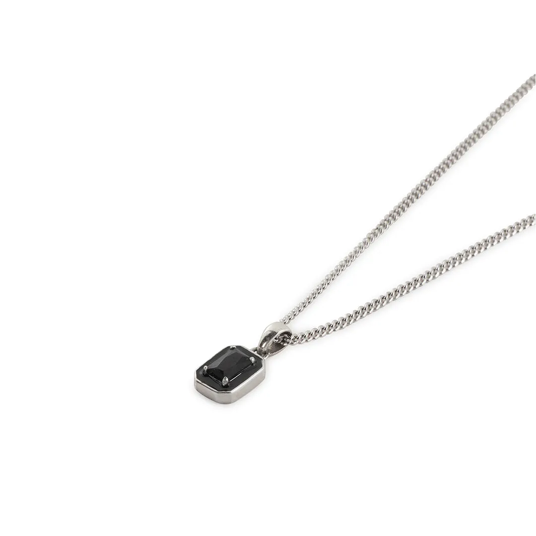 Silver Black Blush Necklace - Limited Edition