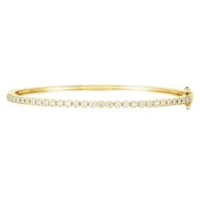 Single Diamond Bangle