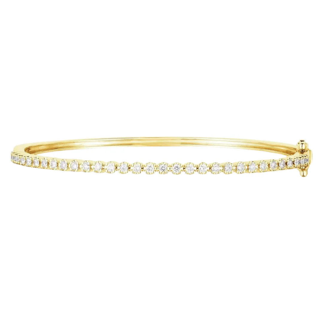 Single Diamond Bangle