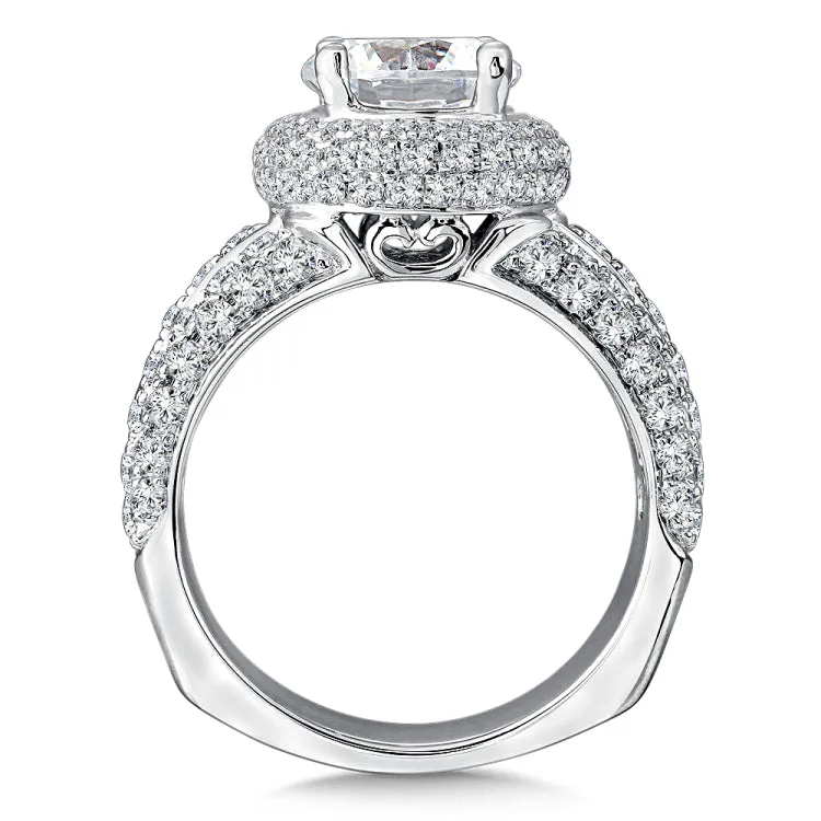 Statement Halo Engagement Ring