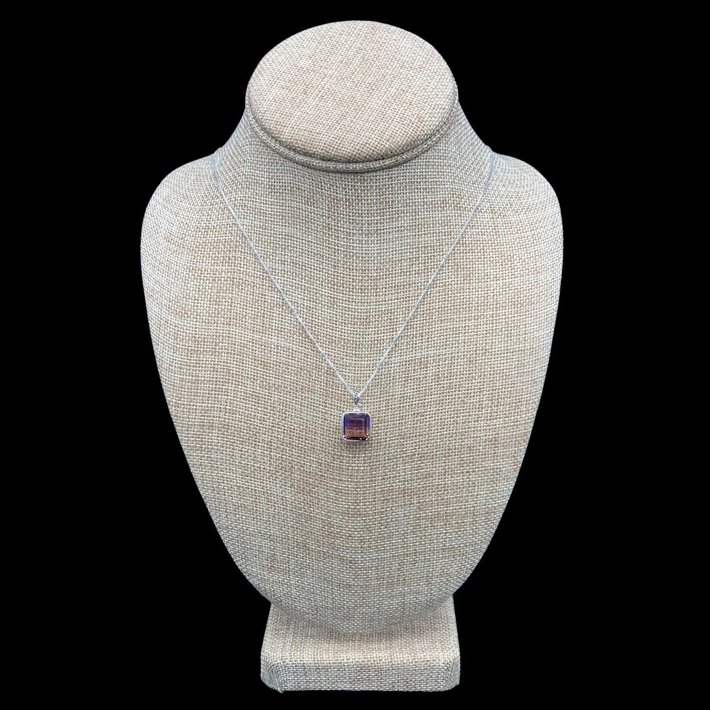 Sterling Silver Ametrine Necklace