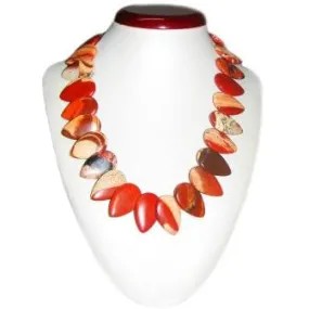 Stunning and Stylish Jasper Beaded Necklace