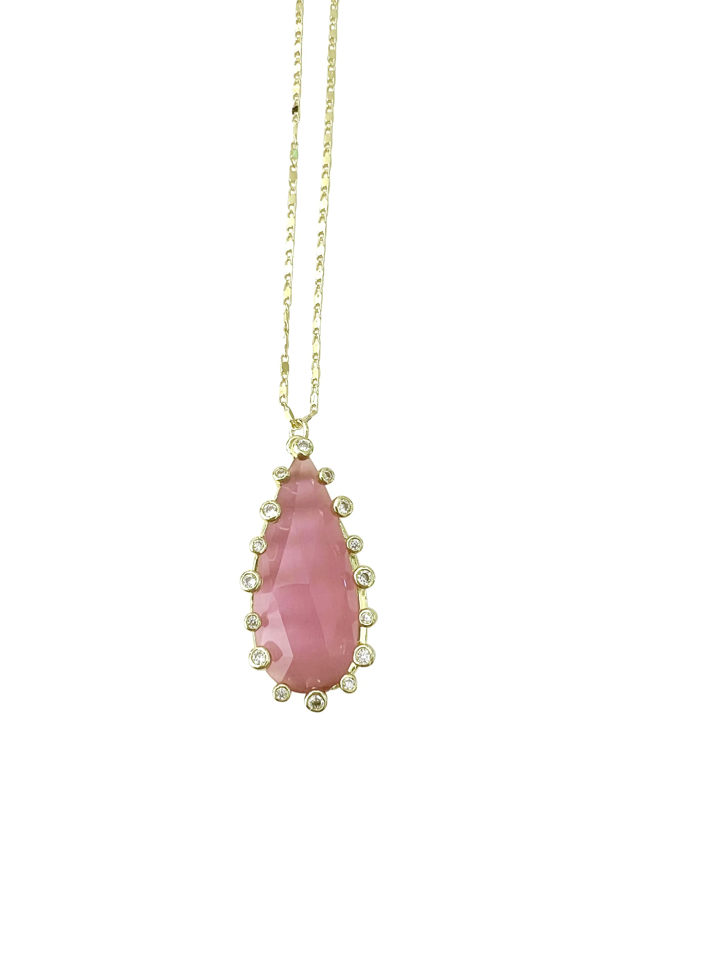 Teardrop Pendant Necklace