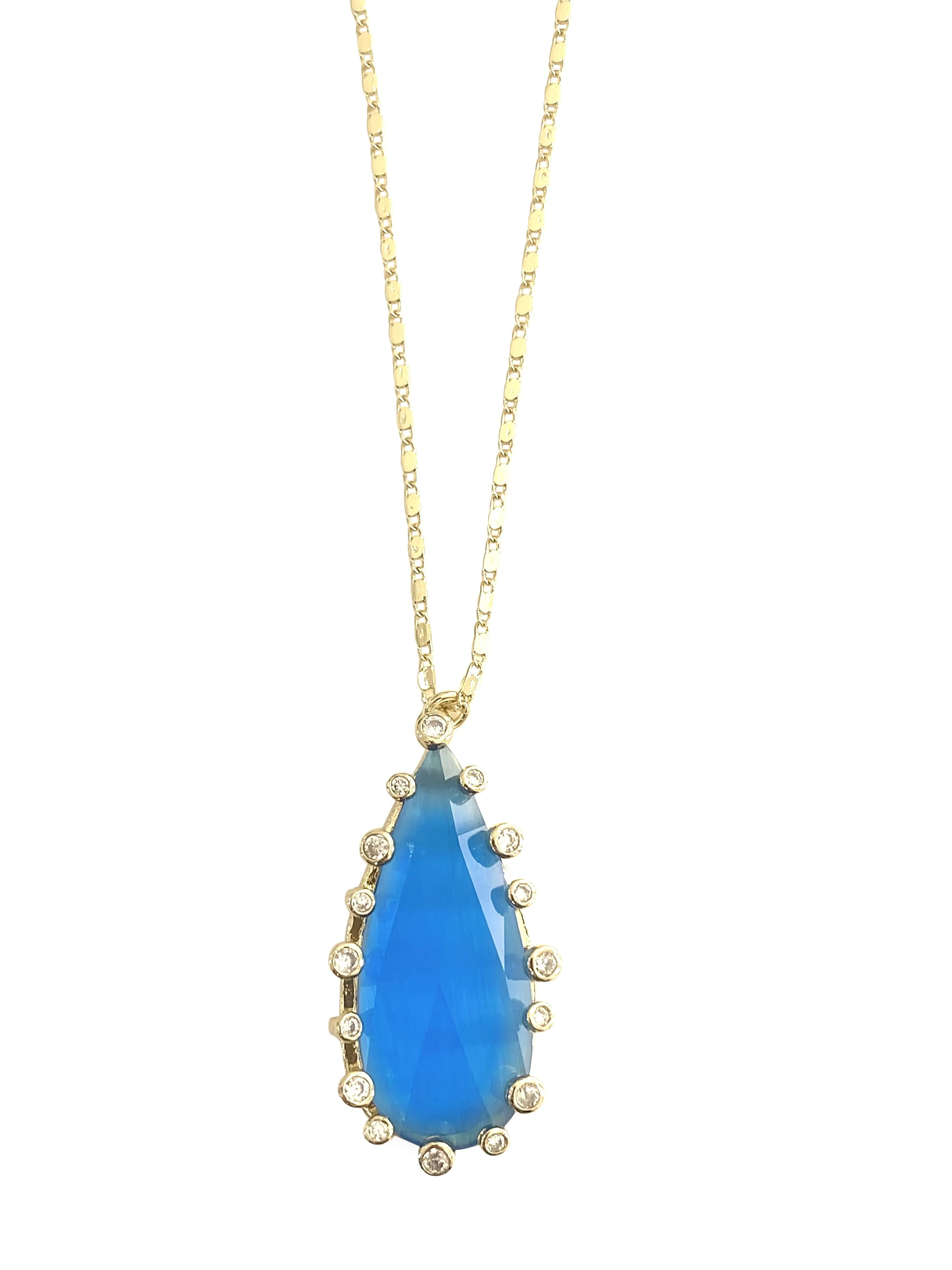 Teardrop Pendant Necklace