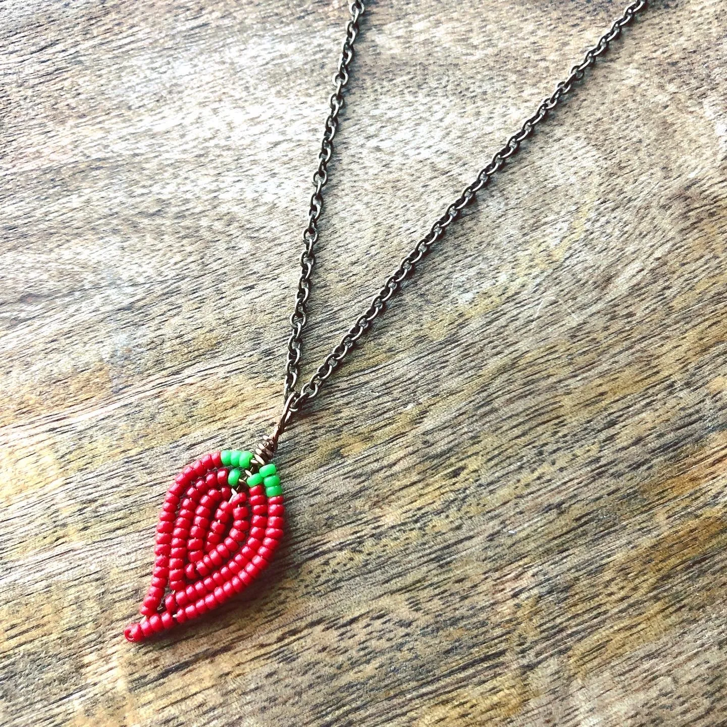 Teeny Tiny Beaded Taco Tuesday Necklace Gift Set