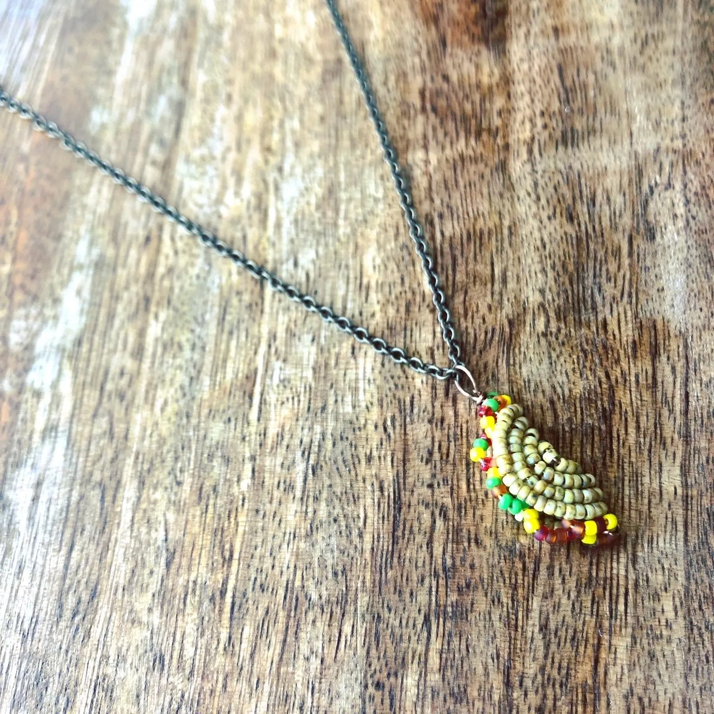 Teeny Tiny Beaded Taco Tuesday Necklace Gift Set