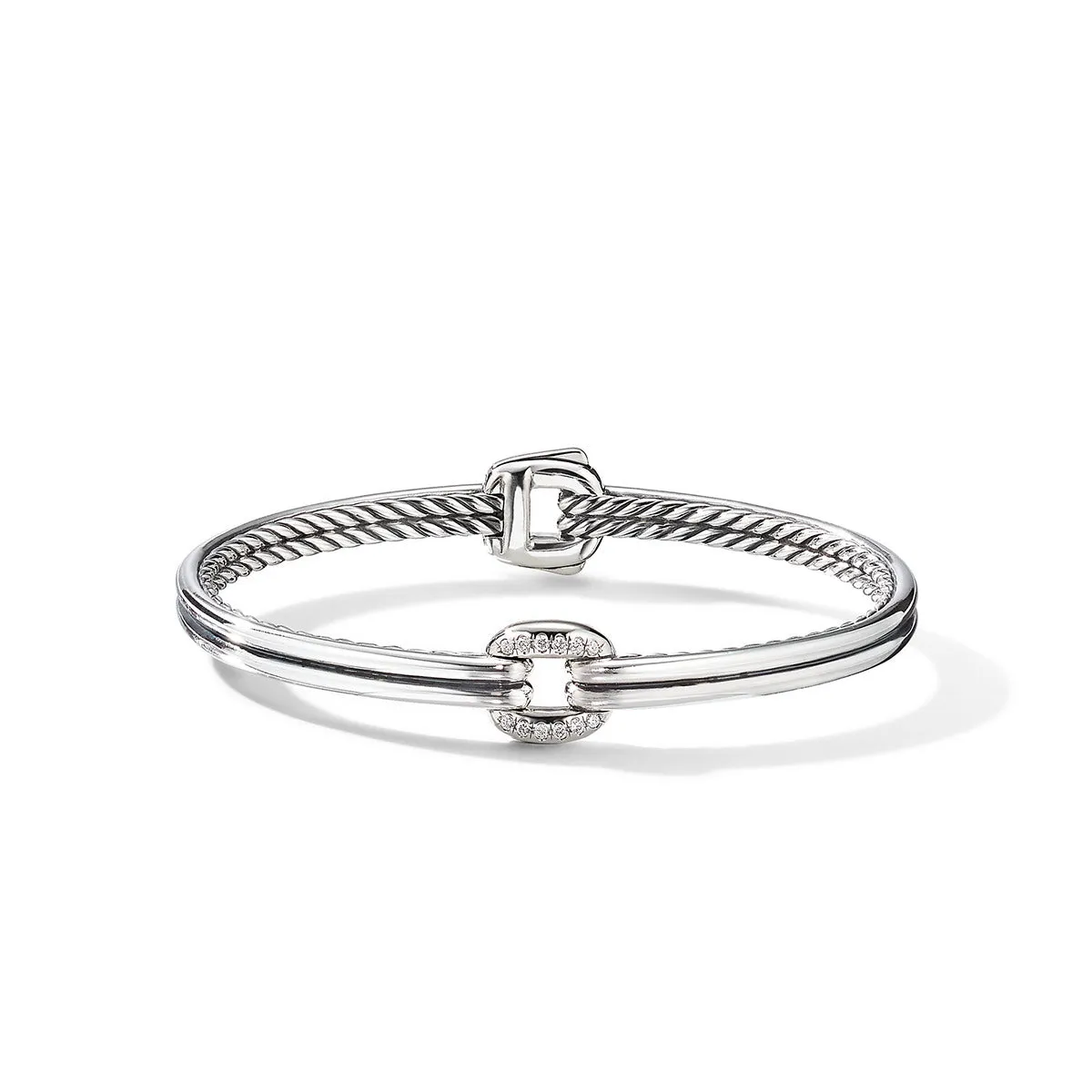 Thoroughbred Center Link Bracelet with Diamonds