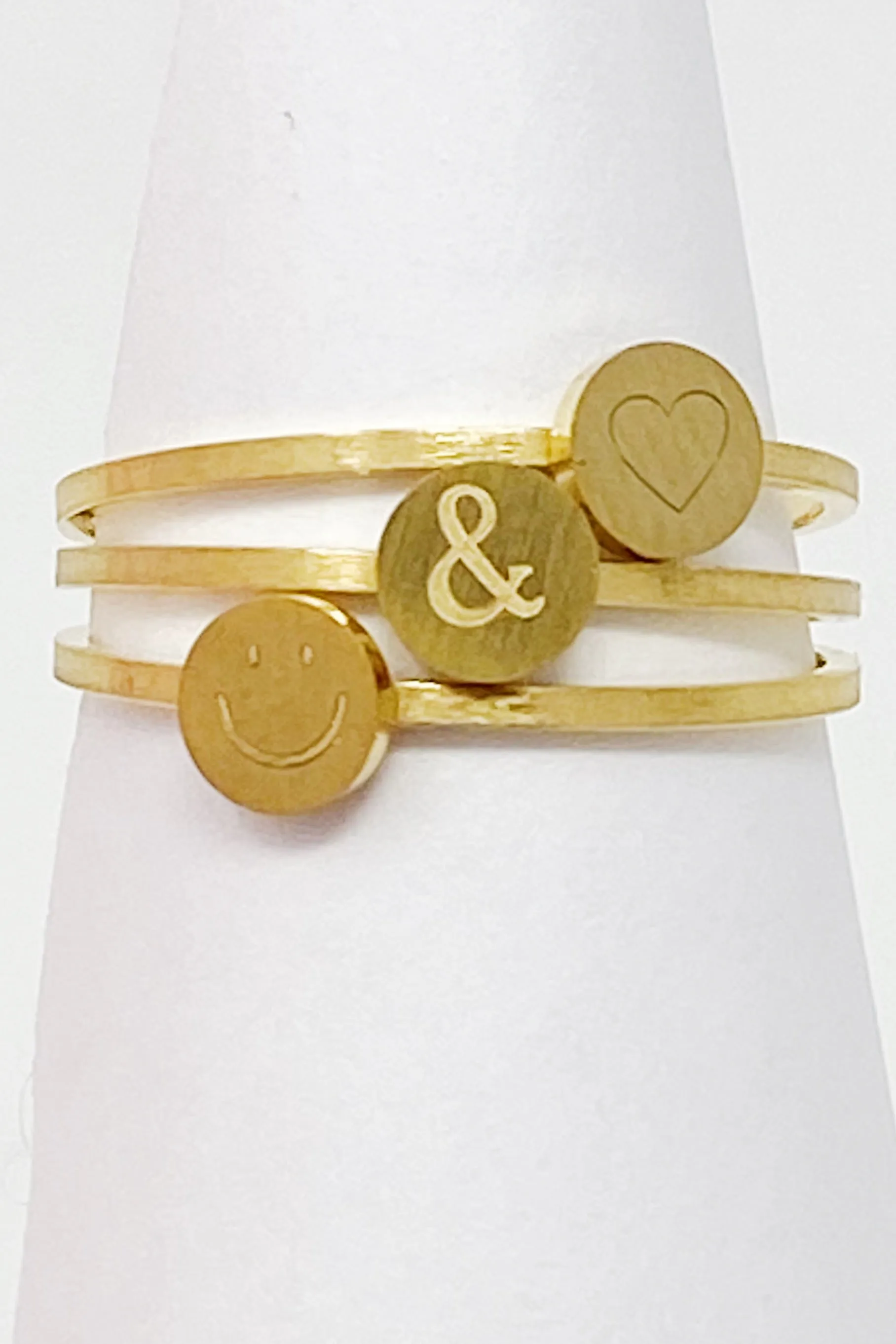 Tiny Disc Stackable Ring