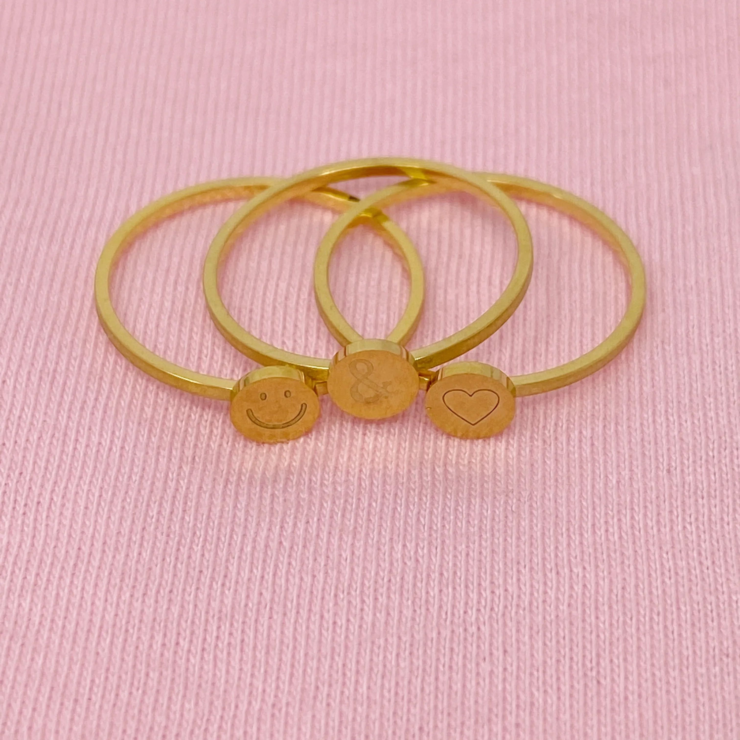 Tiny Disc Stackable Ring