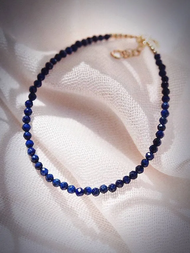 Tiny Lapis Lazuli Bracelet - Hokuao