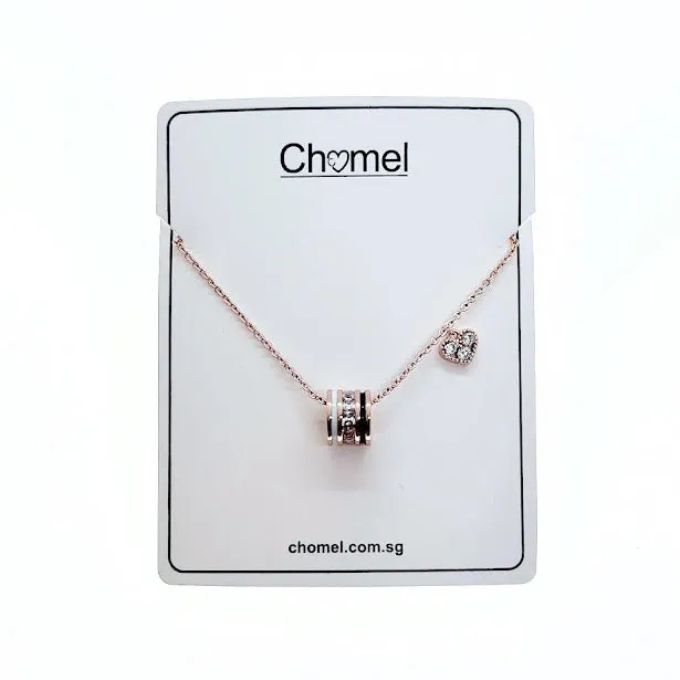 Tunnel Cubic Zirconia Necklace