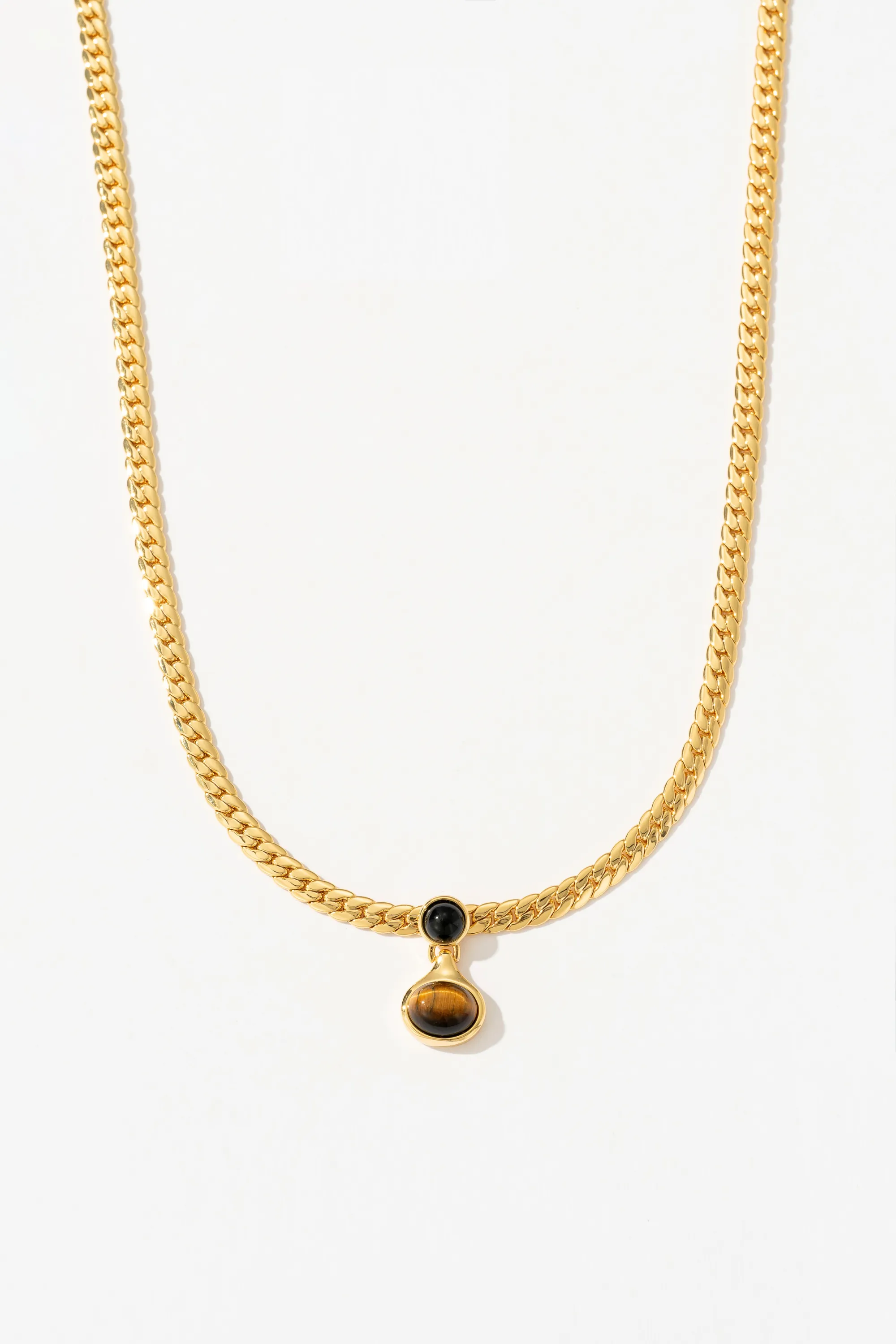 Verity Tiger's Eye Chain Necklace