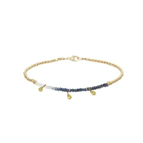 Vermeil Sapphire Ginger Pod Bracelet