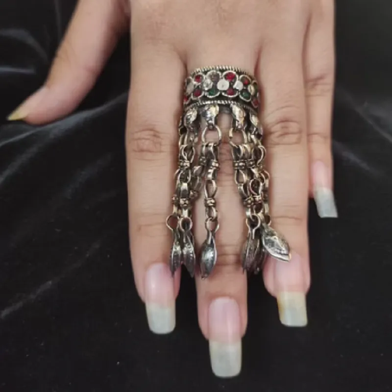 Vintage Kuchi Ring with Bells