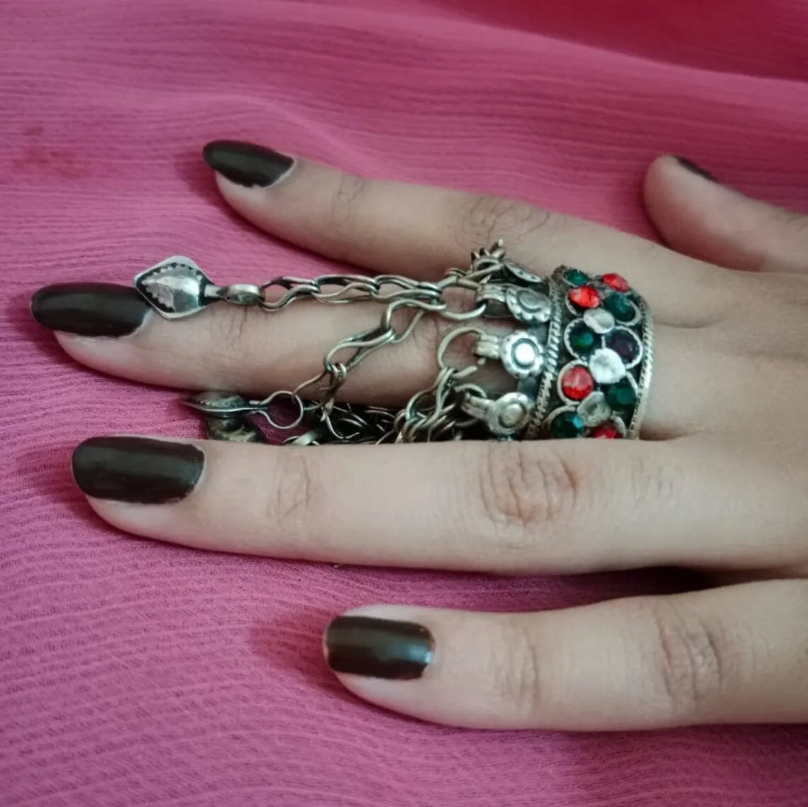 Vintage Kuchi Ring with Bells