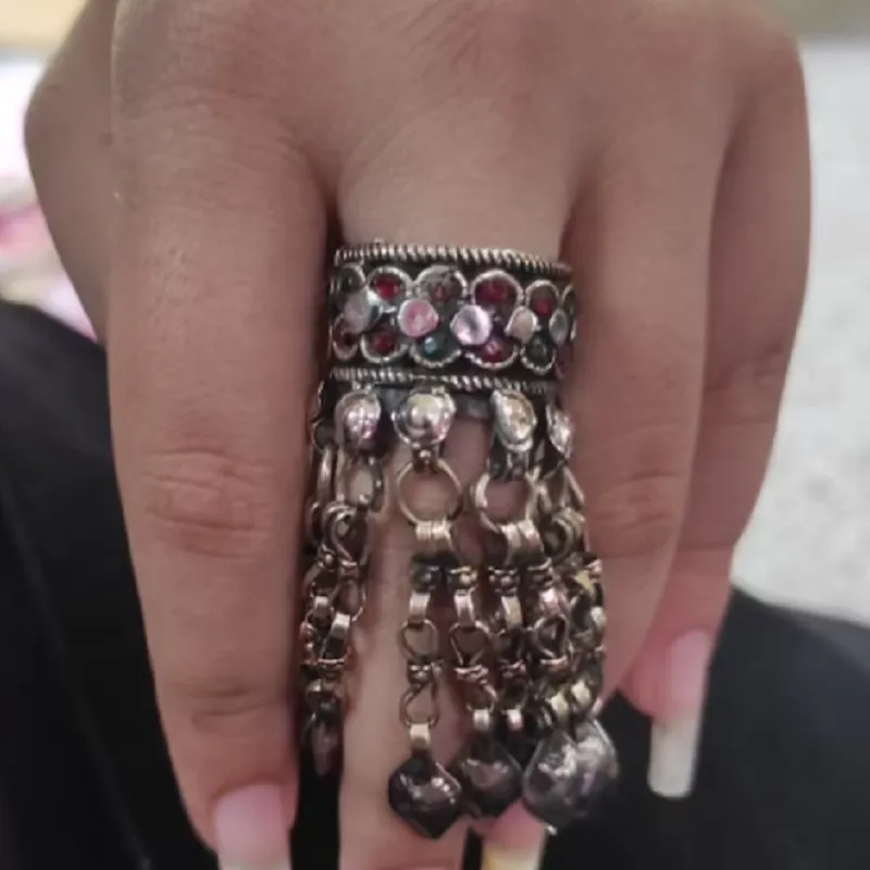 Vintage Kuchi Ring with Bells