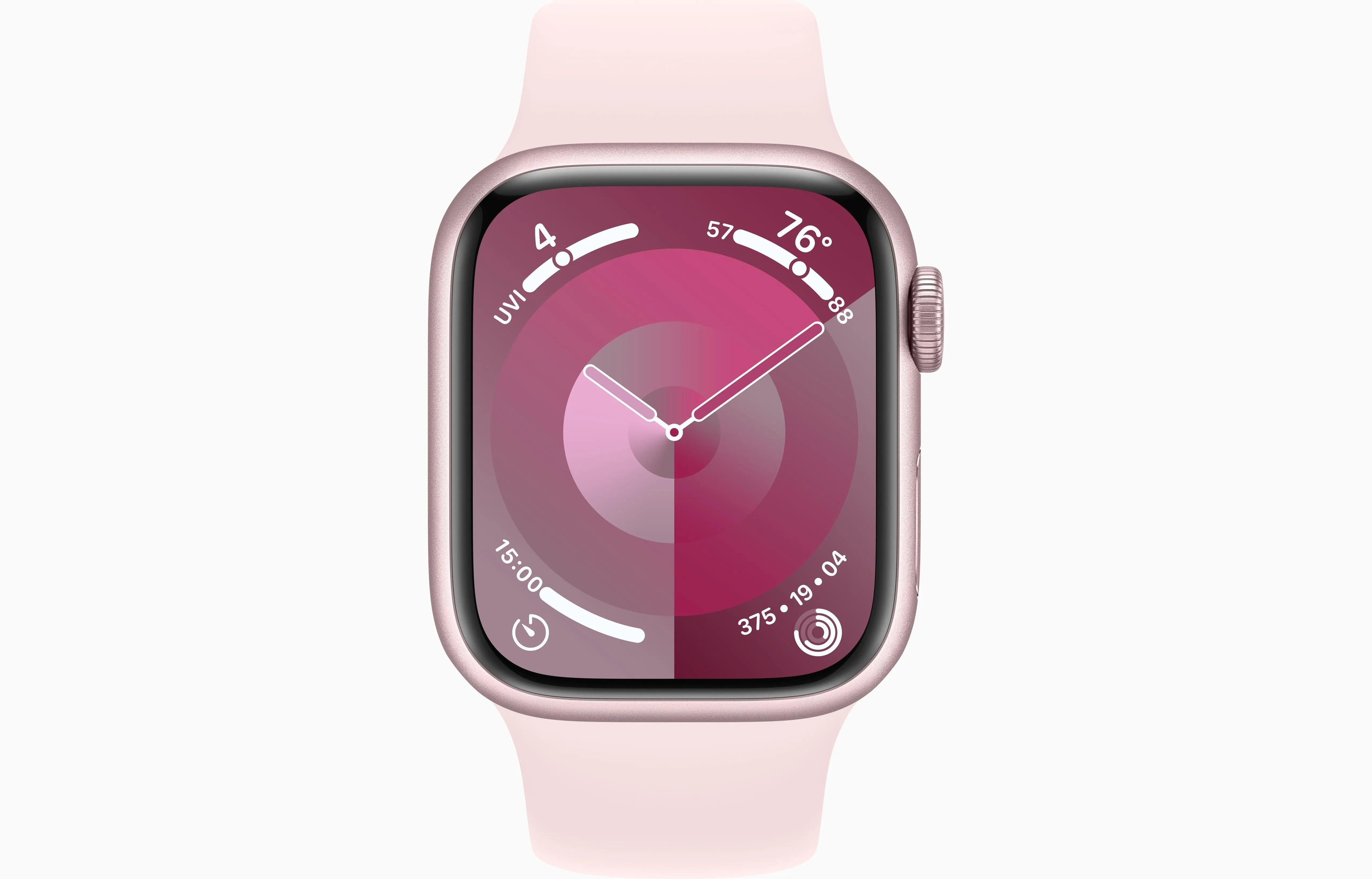 Watch Series 9 Gps 41Mm Pink Aluminium Case With Light Pink Sport Band - M/L