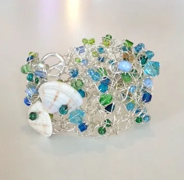 Wire Crochet Cuff Bracelet Class