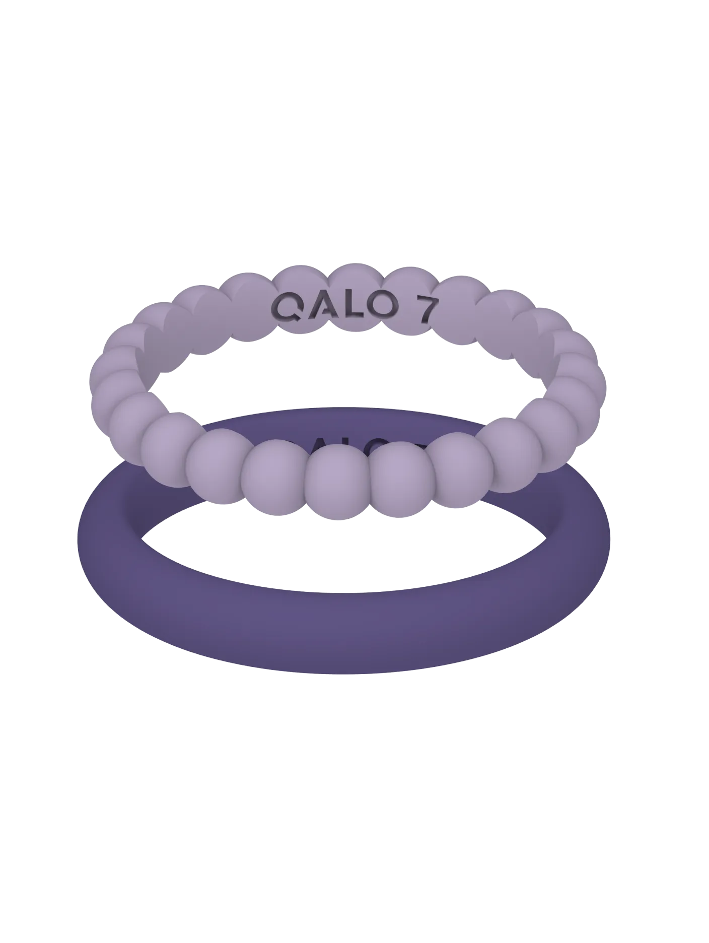 Women's Bead & Classic Lilac & Purple Double Stack