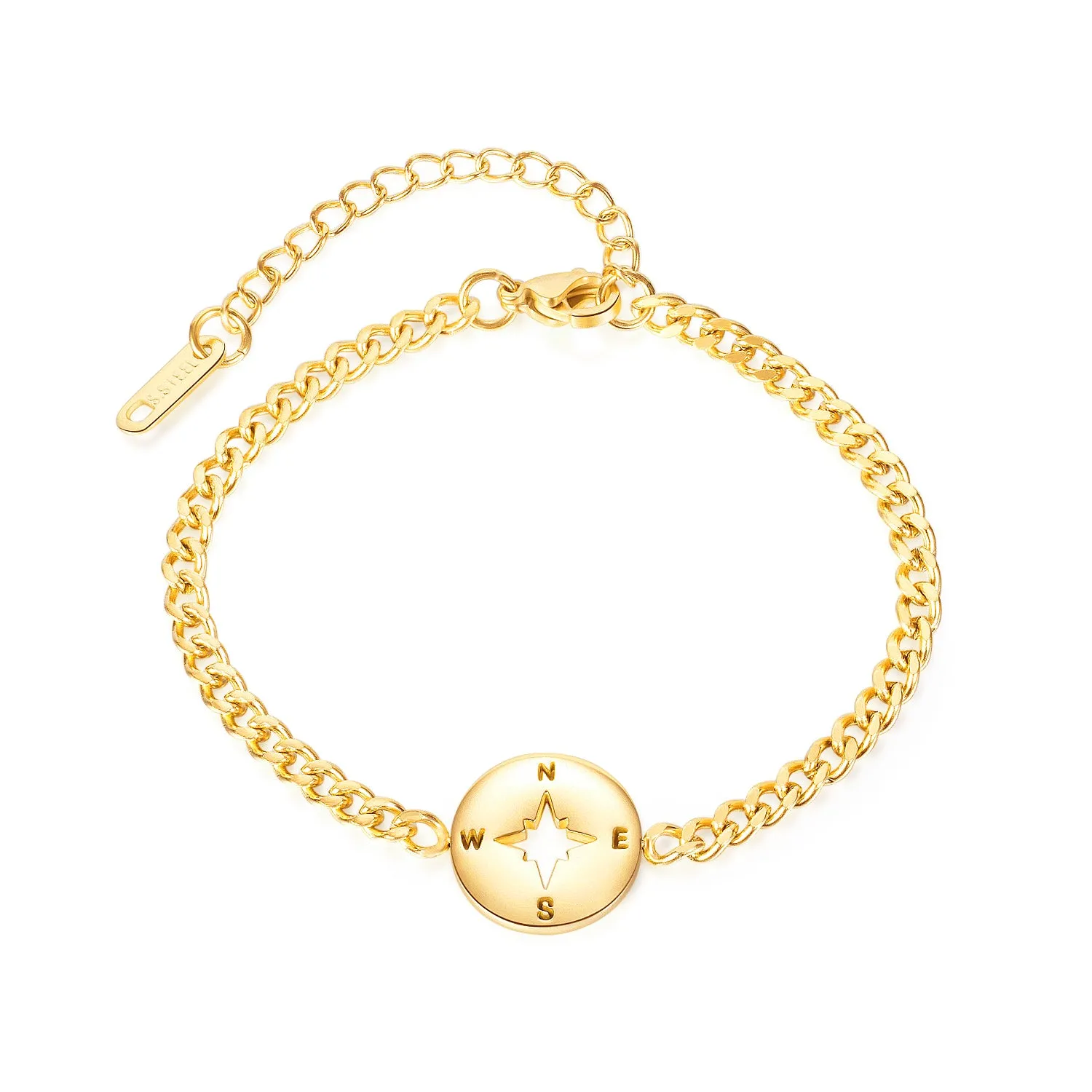 Women's Fashion Compass Bracelet