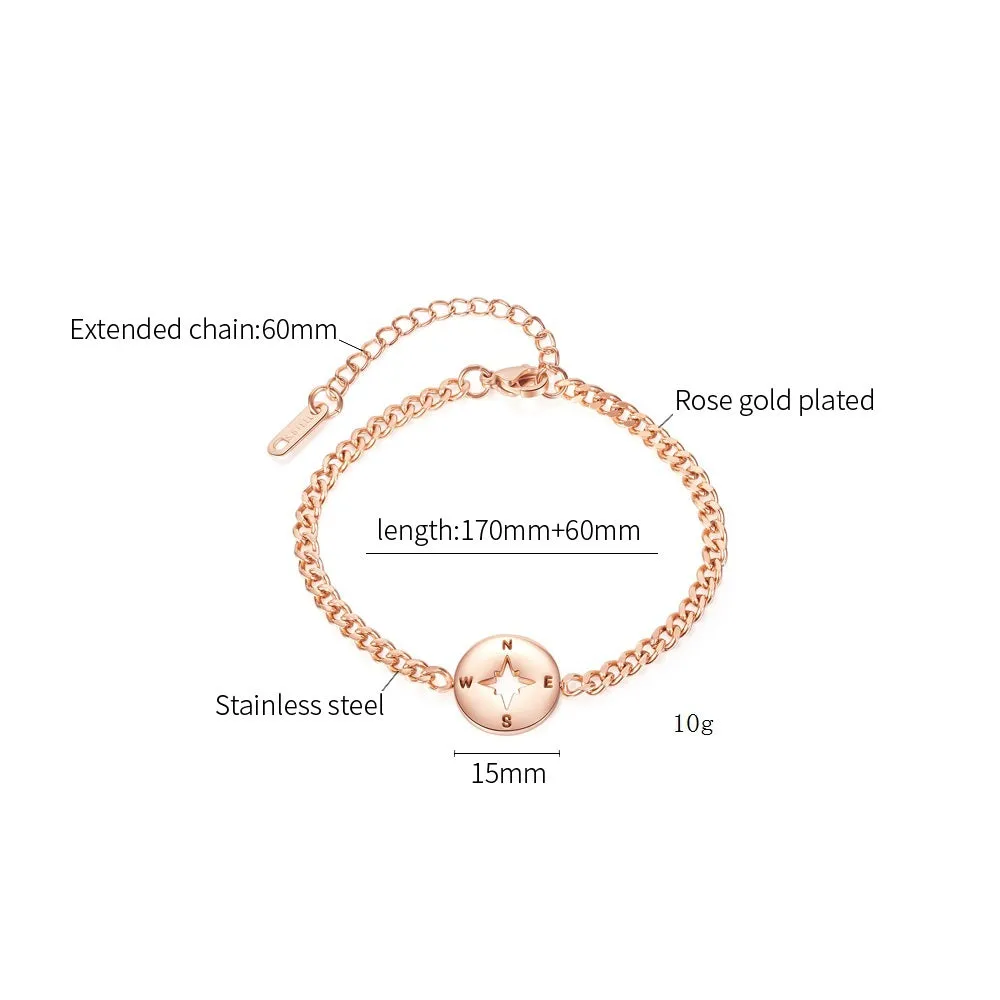 Women's Fashion Compass Bracelet